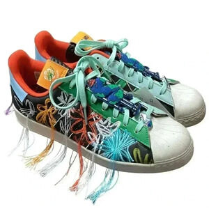 Adidas Superstar Sean Wotherspoon x Super Earth Mens 12 Sneakers Muticolor NEW